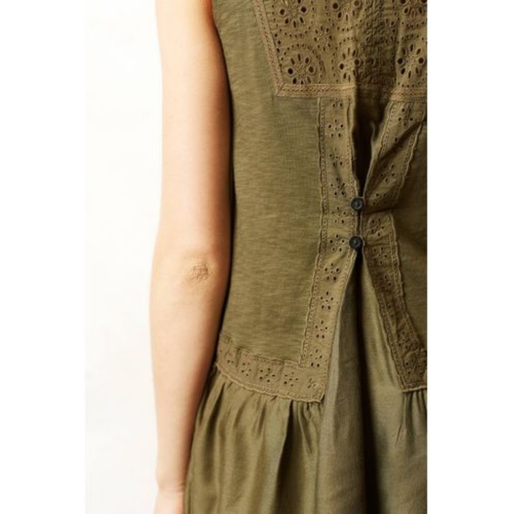 Anthropologie Meadow Rue Peplum Top - Picture 3 of 6